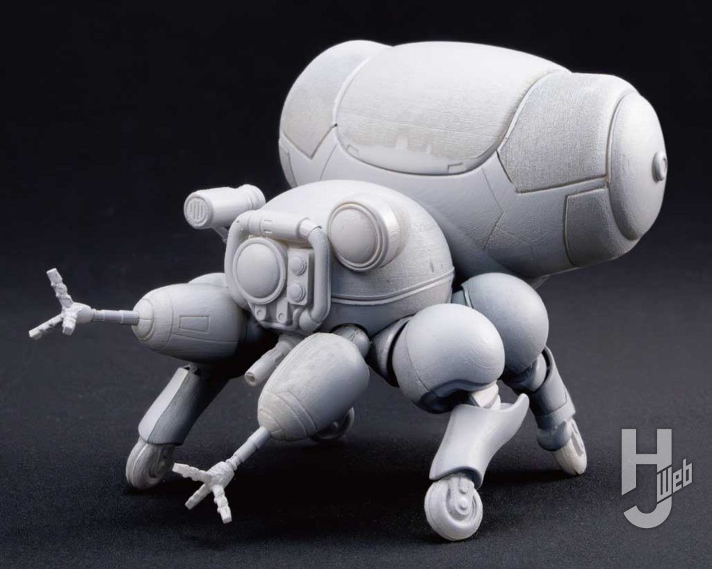 フチコマのプラモデルの画像