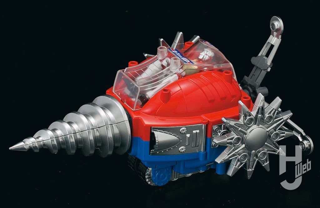 「LEGACYSOUL ミクロマン ロボットマンF ドリル戦車セット」ドリル戦車
