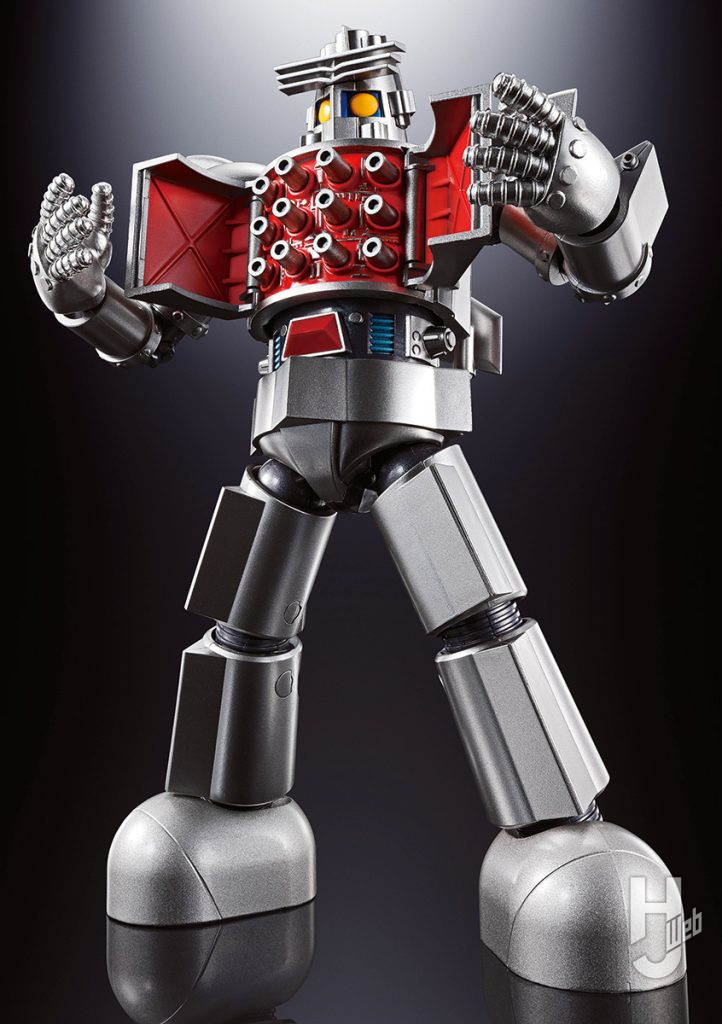 超合金魂 GX-101X ワンエイト 胸部ハッチ展開