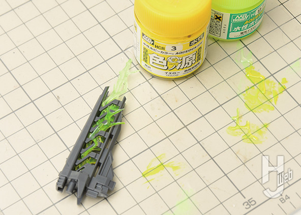 UVボンドのゴム状硬化でのエフェクト製作の画像その3
