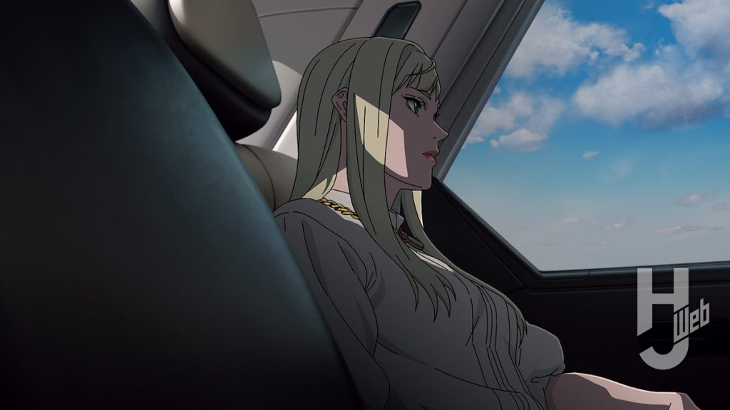 『機動戦士ガンダム閃光のハサウェイキルケーの魔女』場面カットニュー・ホンコンへ