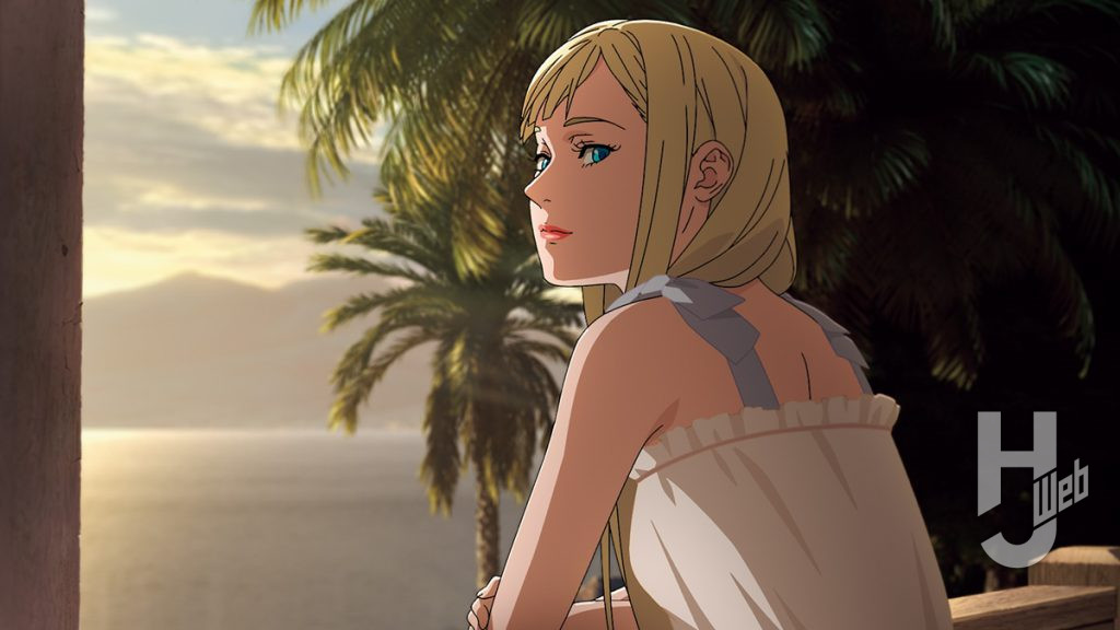 『機動戦士ガンダム閃光のハサウェイキルケーの魔女』場面カット物語の中心となる3人ギギ