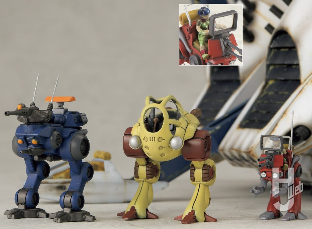 野田啓之製作「HG ドラン・タイプ」ブラン・タイプ、ホッグ・タイプ、レッグ・タイプ
