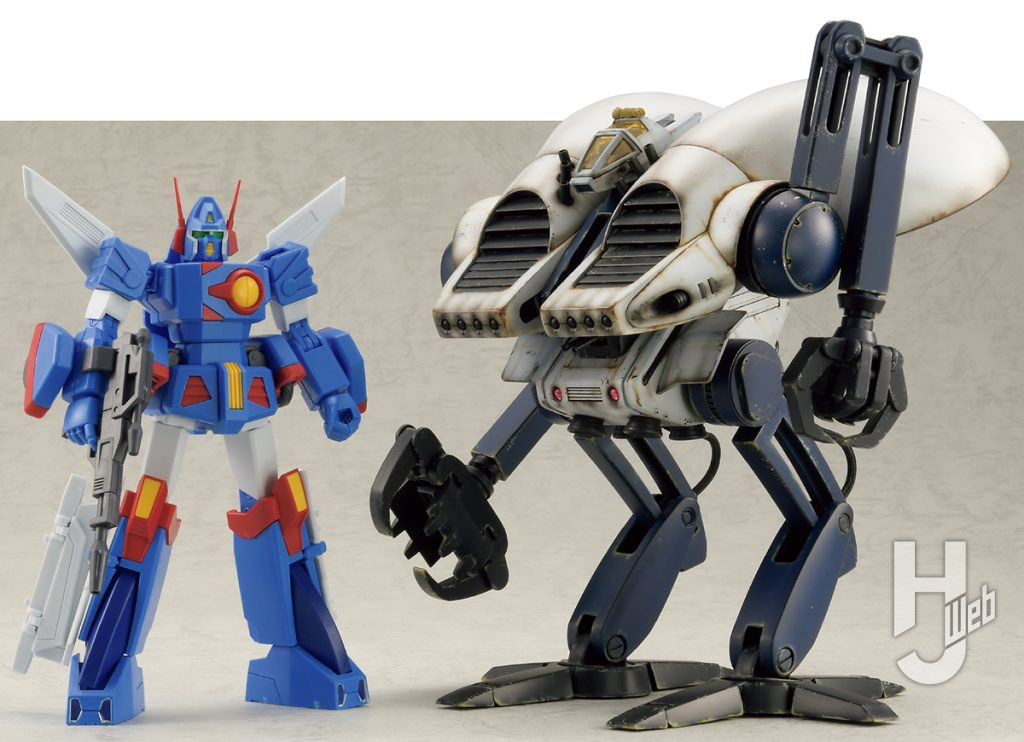 野田啓之製作「HG ドラン・タイプ」と素組みHGザブングル