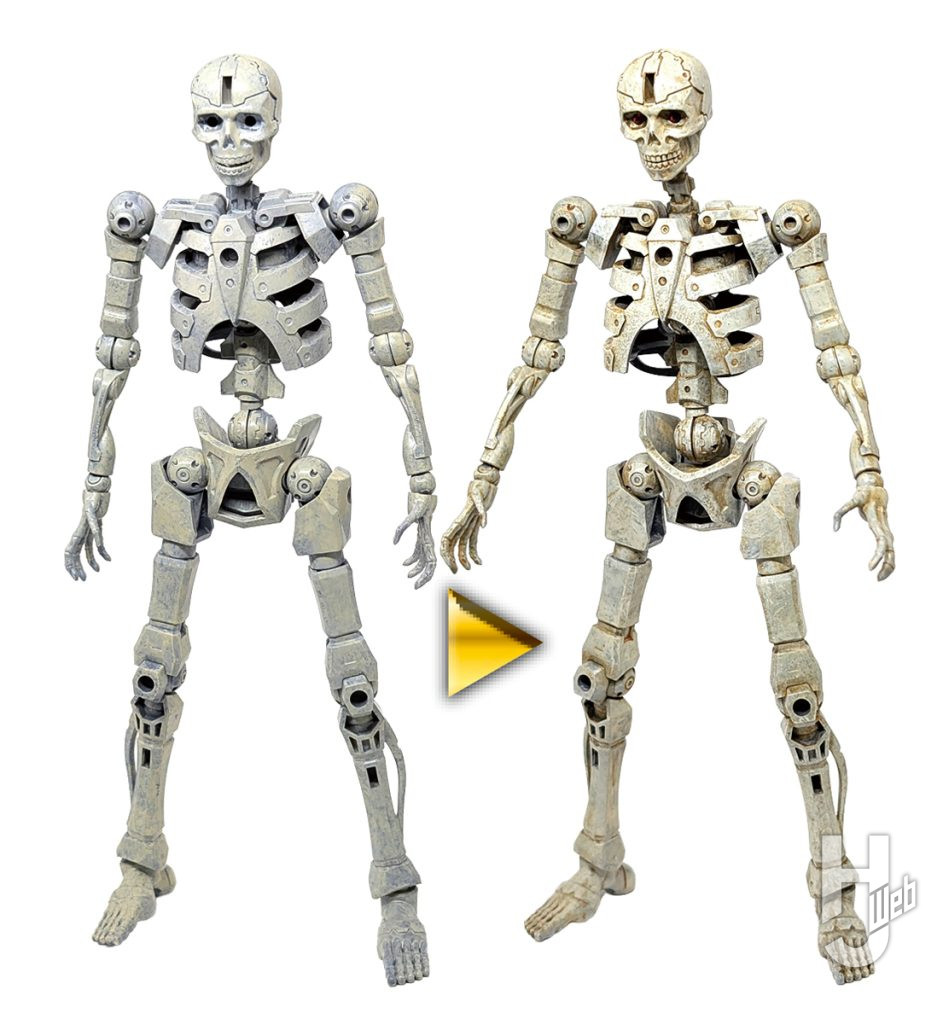 しろます製作「ドゥロースケルトン」beforeafter