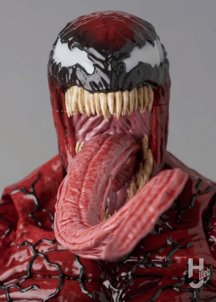 カーネイジの可動フィギュアのアップ画像その4
