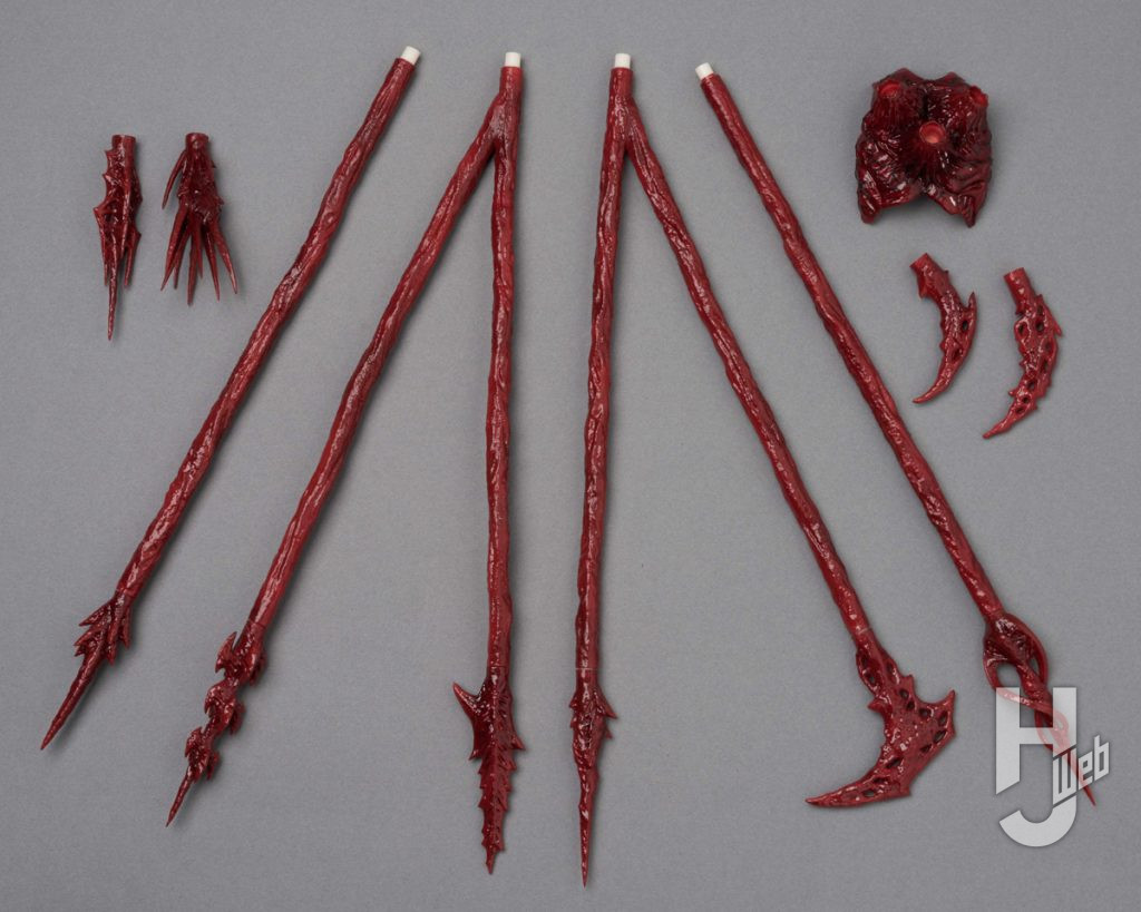 カーネイジの可動フィギュアの付属品の画像その1