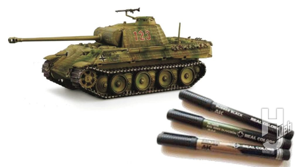 WWII ドイツ軍 Sd.Kfz. 171 パンター A型 スターターセット マーカー付属
