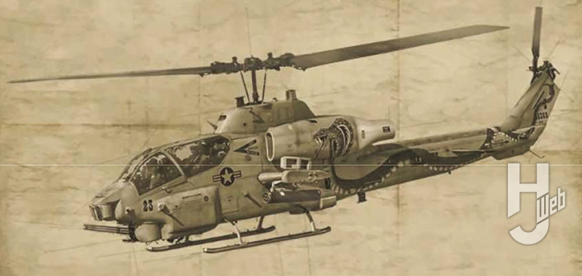 アメリカ海兵隊攻撃ヘリコプター AH-1W スーパーコブラ