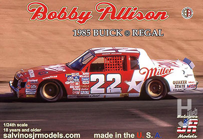 “ボビー・アリソン”#22 ミラー アメリカンビュイック・リーガル NASCAR 1985