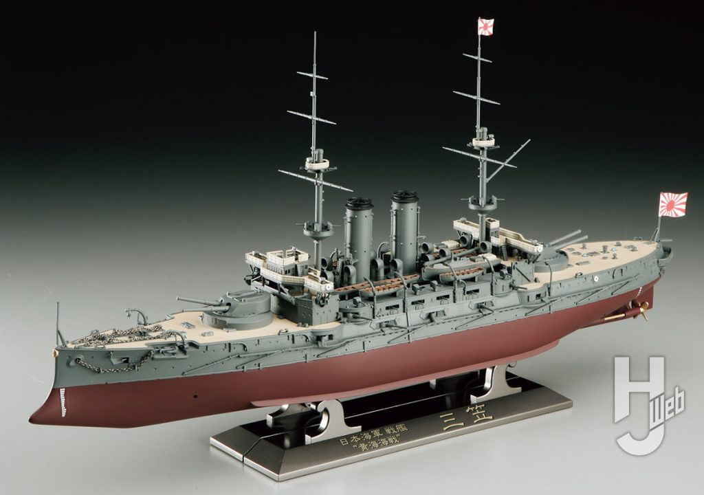 日本海軍 戦艦 三笠“黄海海戦”w/木製甲板