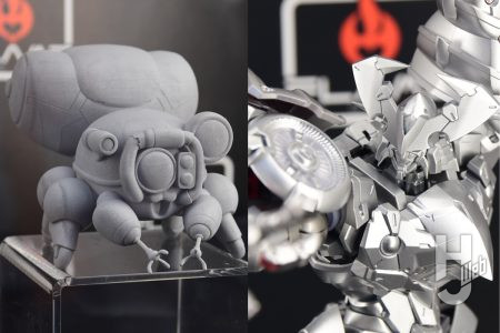 『スパロボOG』ダイゼンガーが鉄機巧シリーズに参戦！テストショットが展示！『攻殻機動隊』フチコマ ミニフィギュア（仮）の原型も展示【フレイムトイズ／あみあみホビーキャンプ／WF2026S】