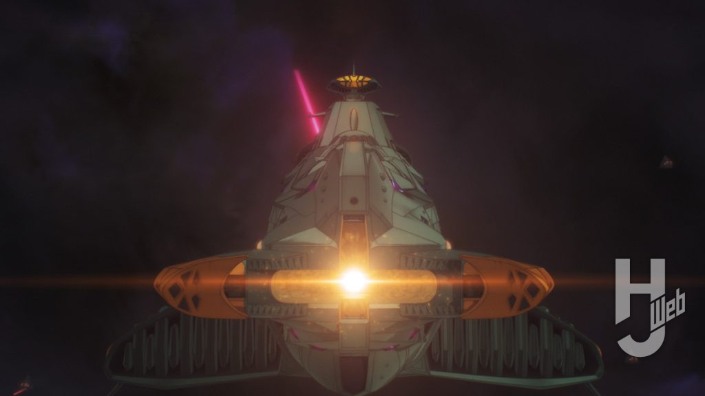 『宇宙戦艦ヤマト3199』シャルバート級航宙戦艦場面カットシャルバート・アル