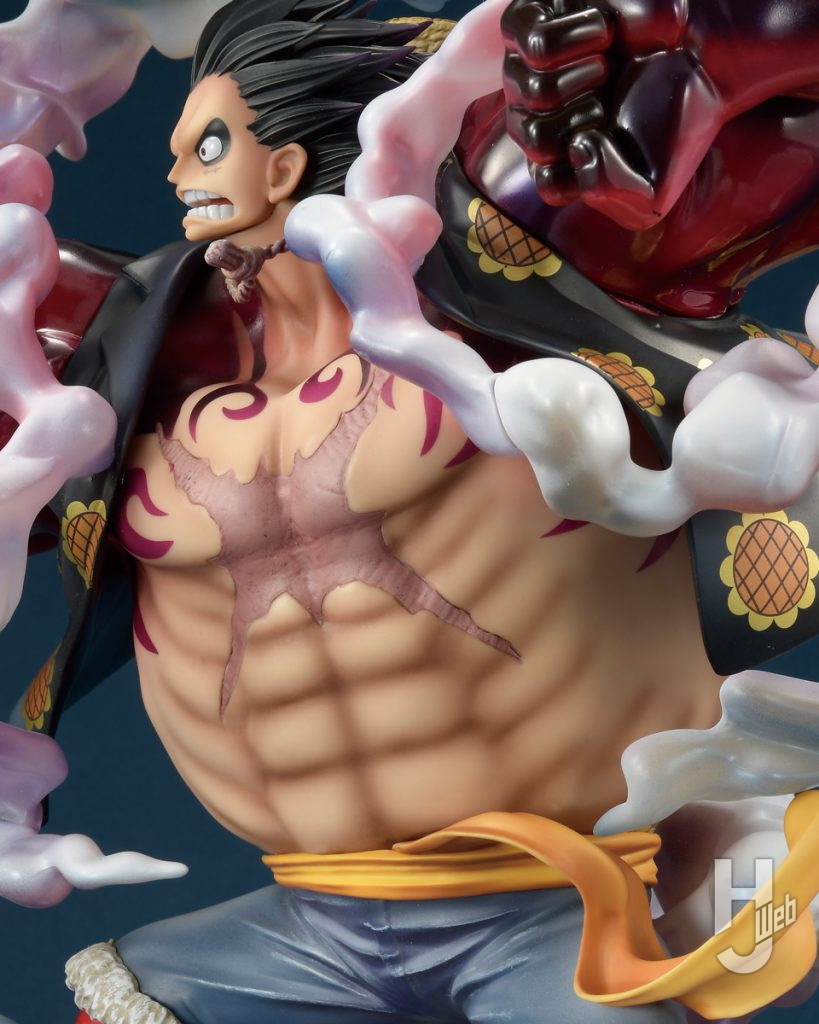 モンキー･D･ルフィ ギア〝4〟のフィギュアのアップ画像その2