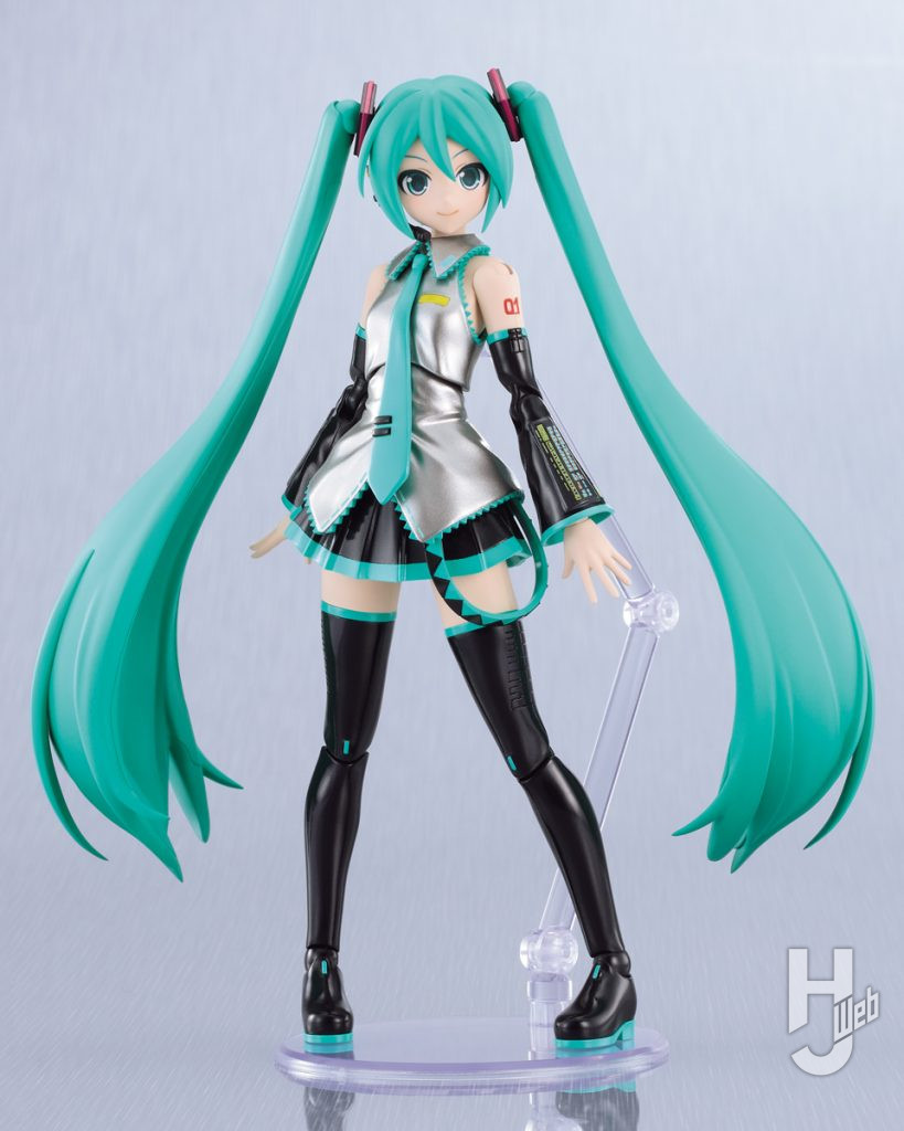 初音ミクのプラモデルの全体画像その1