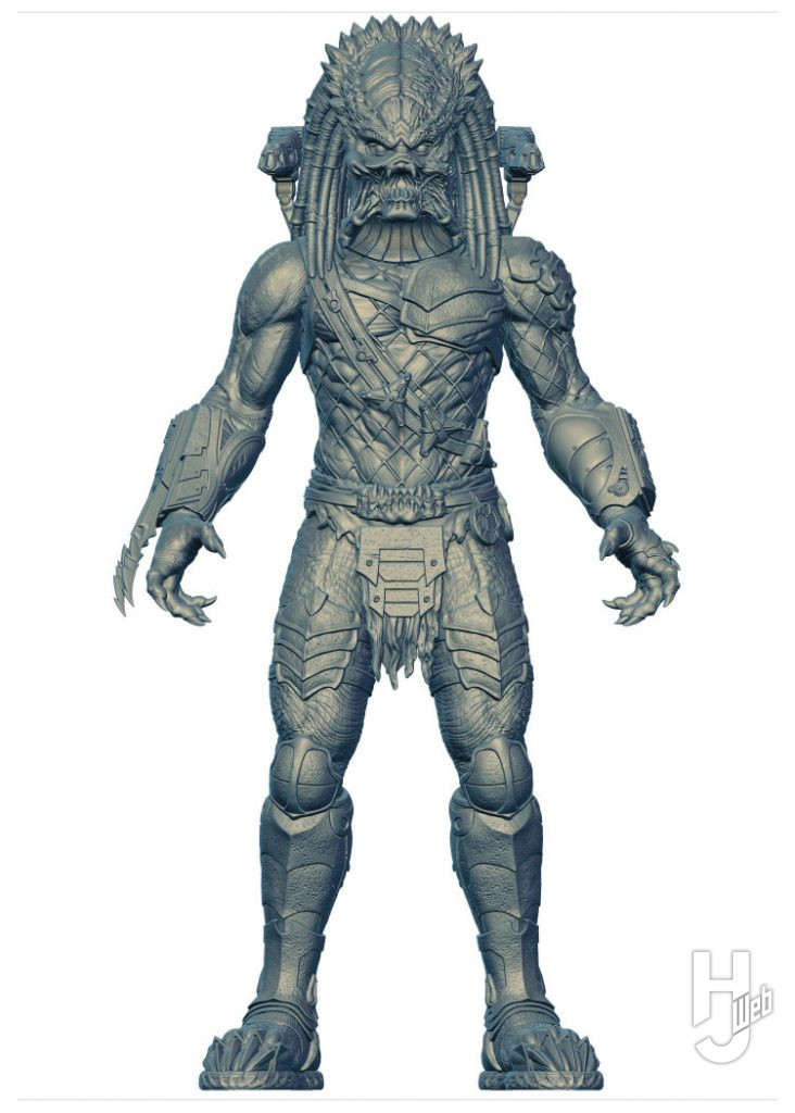 ジャングルハンター・プレデターの可動フィギュアの画像