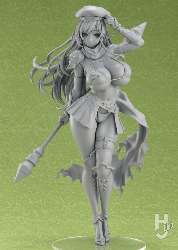 戦闘教官アレインのフィギュアの原型の画像その1