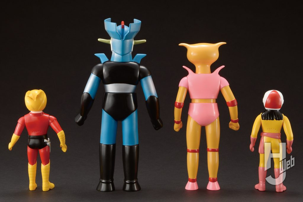 復刻版 正義のロボット マジンガーZソフビセットの画像
