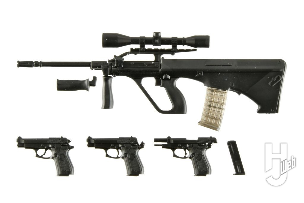 リトルアーモリー [LA-GG04]ガンスリンガー・ガール アンジェリカ AUG・M84タイプ　セット内容
