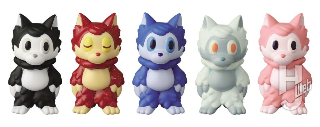 おおかみくん 個展のソフビフィギュアの画像