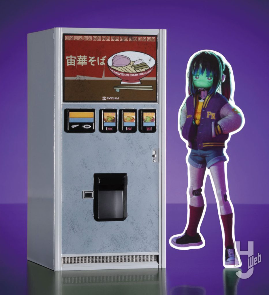 「銀河特急 ミルキー☆サブウェイ」レトロ自販機(宙華そば)