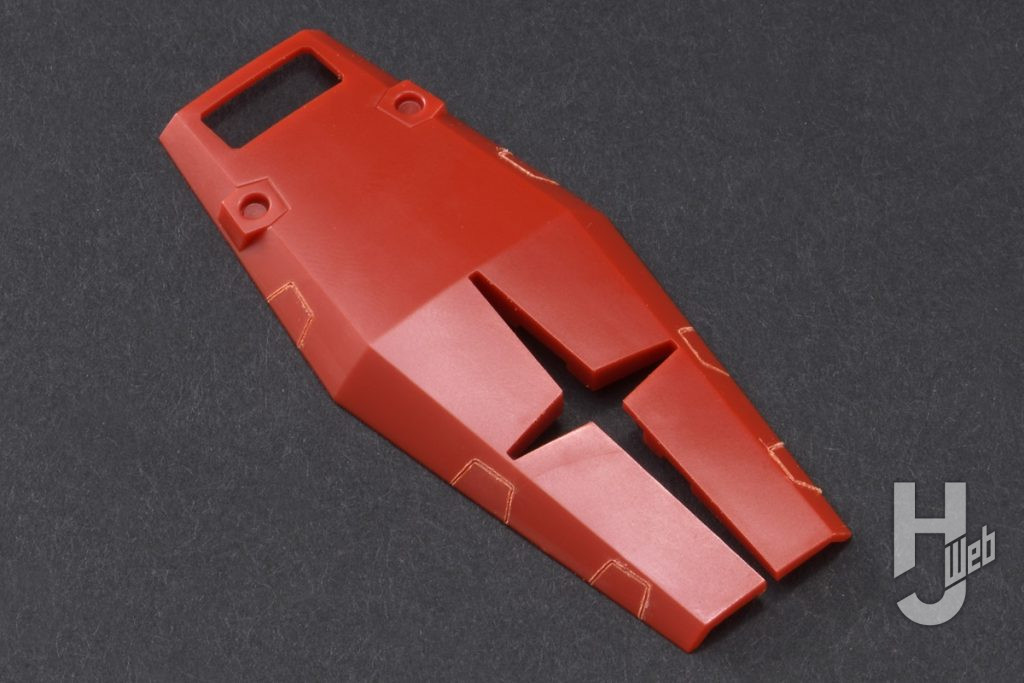 スジボリ用ガイドテープ ハードの使用時の画像
