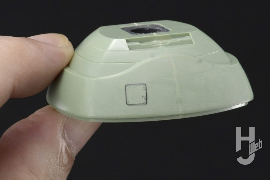 スジボリ用ガイドテープ ハードの使用時の画像
