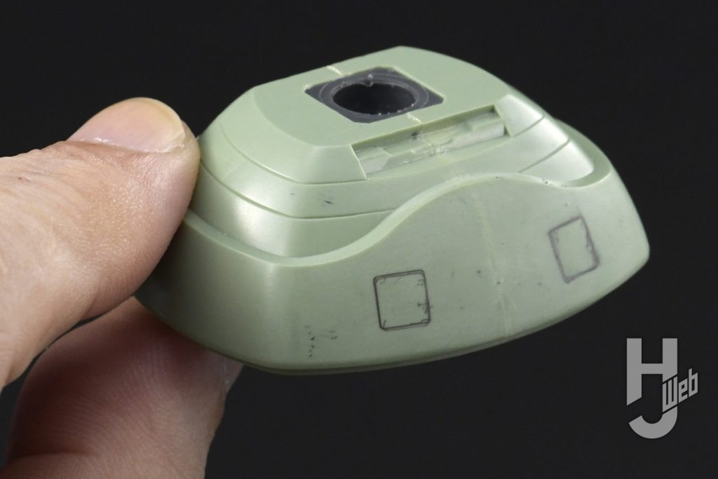 スジボリ用ガイドテープ ハードの使用時の画像