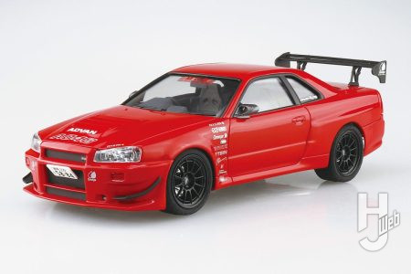 【2027年1月新製品】青島文化教材社「1/24 MCR BNR34 スカイライン GT-R ’02 (ニッサン)」