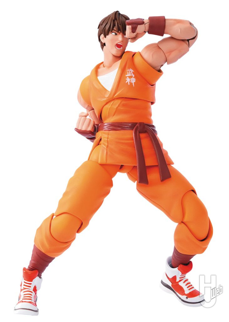 ファイナルファイトガイの可動フィギュアの画図