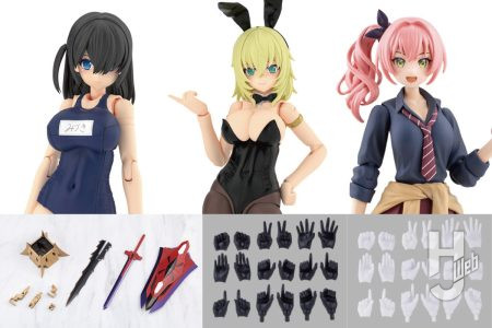 FAガール最新作に「ミヅキ School Swimsuits Ver.」「ドゥルガーI〈Bunny Style〉」が登場！『創彩少女庭園』サイドテールちゃんや『メガミデバイス』フェイスセットなどコトブキヤのガールズプラモ商品を紹介！