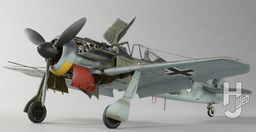林哲平製作「フォッケウルフ Fw 190 A-3」正面寄り