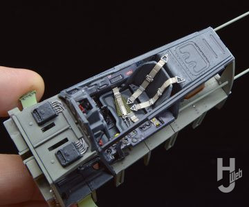 林哲平製作「フォッケウルフ Fw 190 A-3」製作途中コックピット4