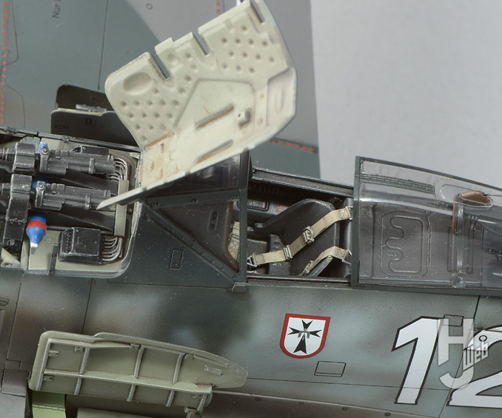 林哲平製作「フォッケウルフ Fw 190 A-3」製作途中コックピット5
