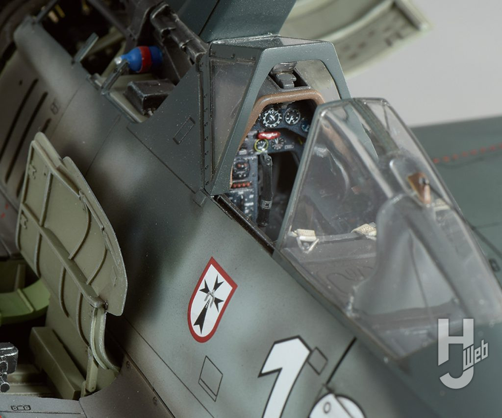 林哲平製作「フォッケウルフ Fw 190 A-3」製作途中コックピット6