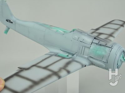 林哲平製作「フォッケウルフ Fw 190 A-3」塗装途中