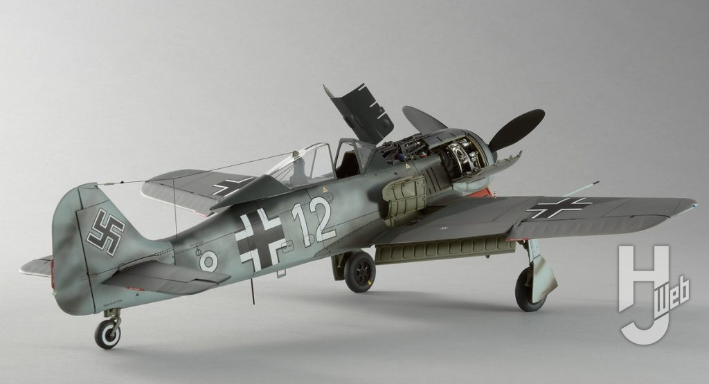 林哲平製作「フォッケウルフ Fw 190 A-3」リア寄り