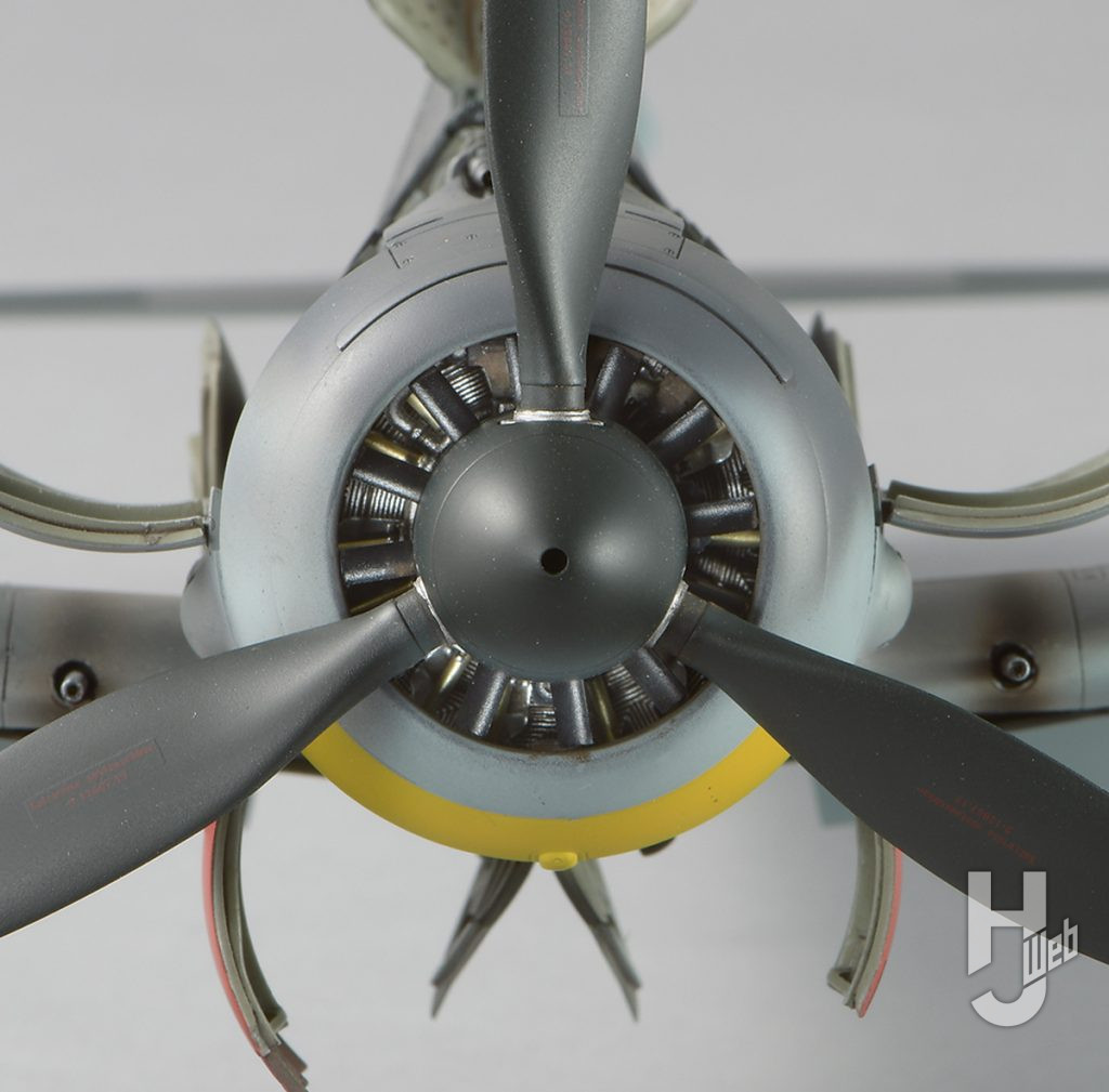 林哲平製作「フォッケウルフ Fw 190 A-3」プロペラ正面
