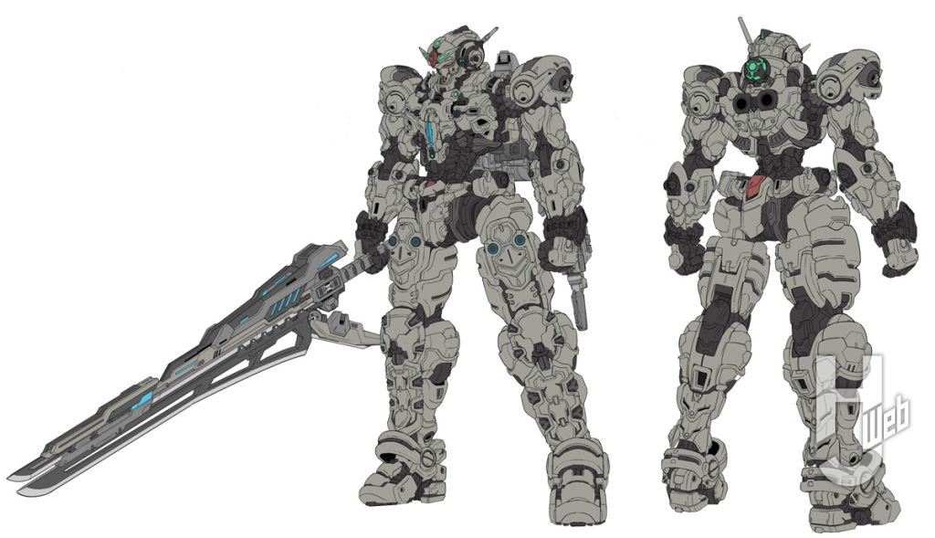 GUNDAM ROGUE ORBITガンダムヘリックス設定画イラスト