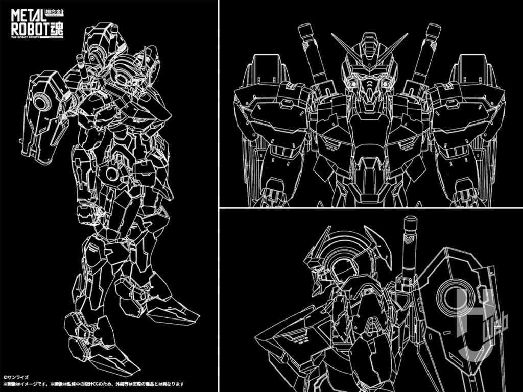 GUNDAM UNIVERSE、METAL ROBOT魂ガンダムZERO設計図サンプル