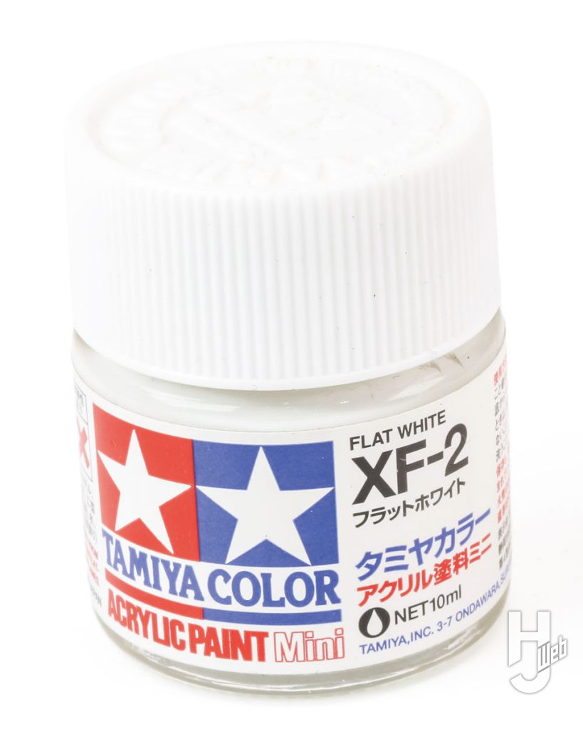 タミヤカラー アクリル塗料のフラットホワイト