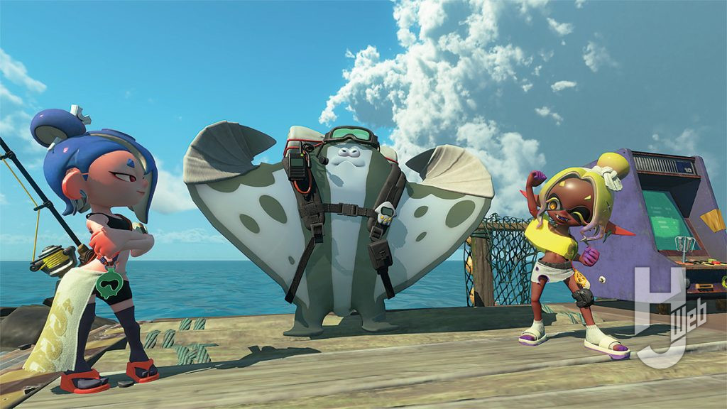スプラトゥーン レイダース　ゲーム画面④　すりみ連合