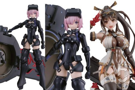 PLAMATEA最新キット『Fate/Grand Order』よりシールダー/マシュ・キリエライト〔オルテナウス〕が登場。ブラックバレル付属版もリリース。トリダモノ氏のオリジナルキャラクター「MXちゃん」にも注目