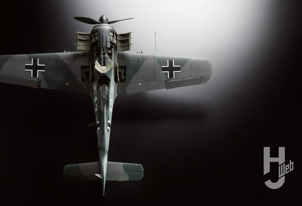 林哲平製作「フォッケウルフ Fw 190 A-3」上面