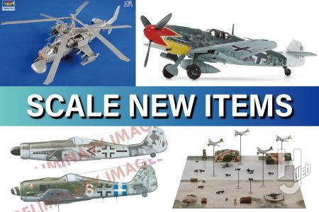 「カモフ Ka-52 アリゲーター/ホーカムB 攻撃ヘリコプター」などトランぺッター新キットが多数登場。ほかにもアカデミー、ホビーボス、エデュアルド、タミヤ、ピットロードの注目エアモデル新製品をご紹介！