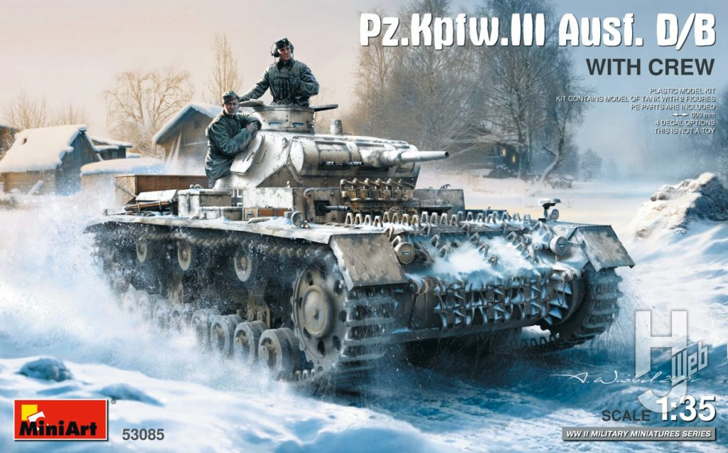 III号戦車 D/B型w/クルー
