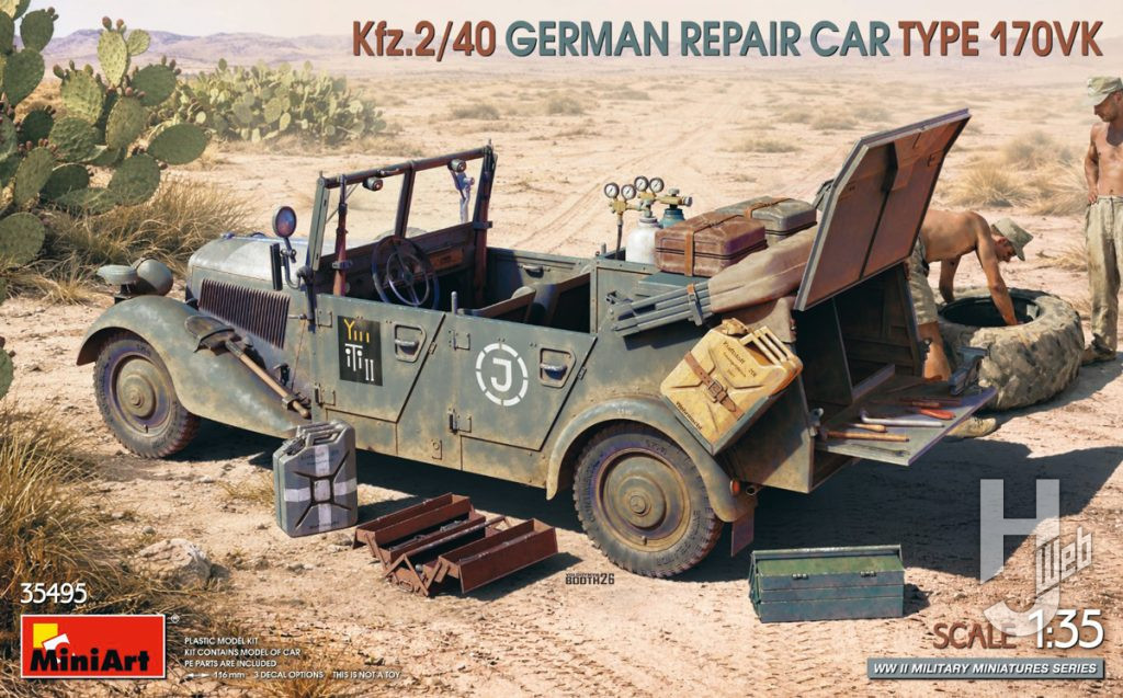 Kfz.2/40 ドイツ軍修理車 170VK型
