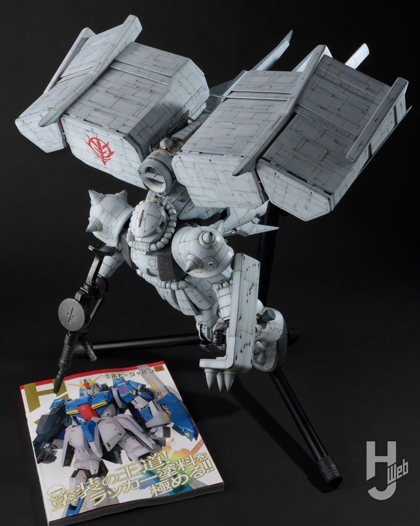 “メガサイズモデル”量産型ザクのプラモデルの作例のイメージ画像