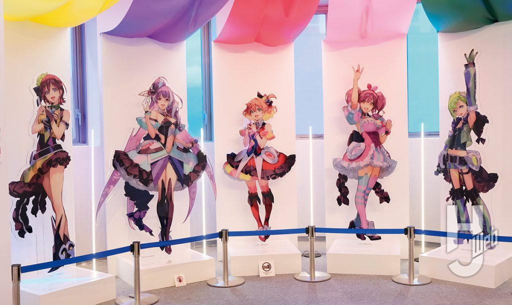 マクロスΔ 10周年展 THE:ART OF MACROSS Δ 等身大パネル