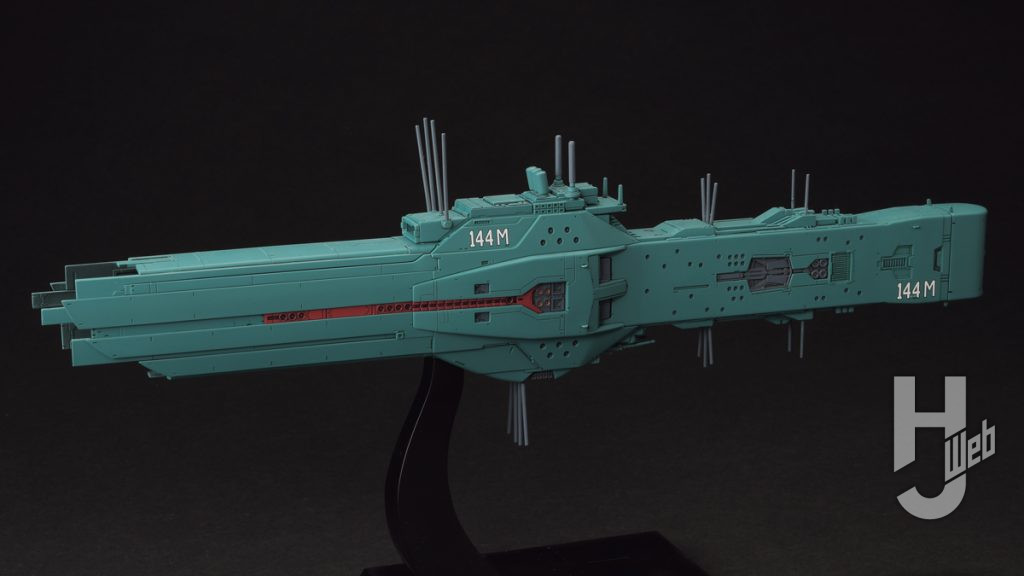 ヒューベリオンのプラモデルの全体画像その2
